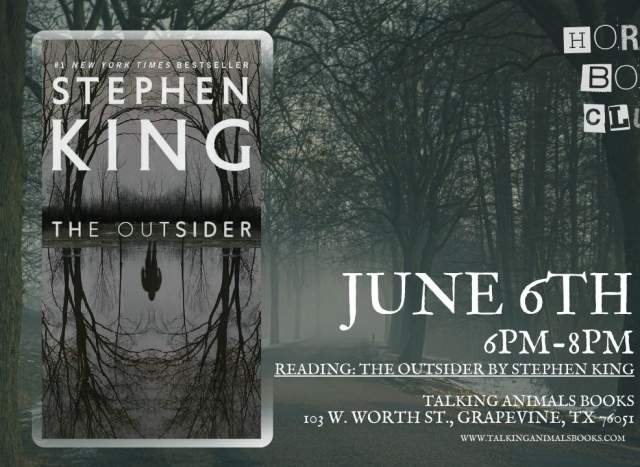 Talking Animals Books Horror Book Club: June
